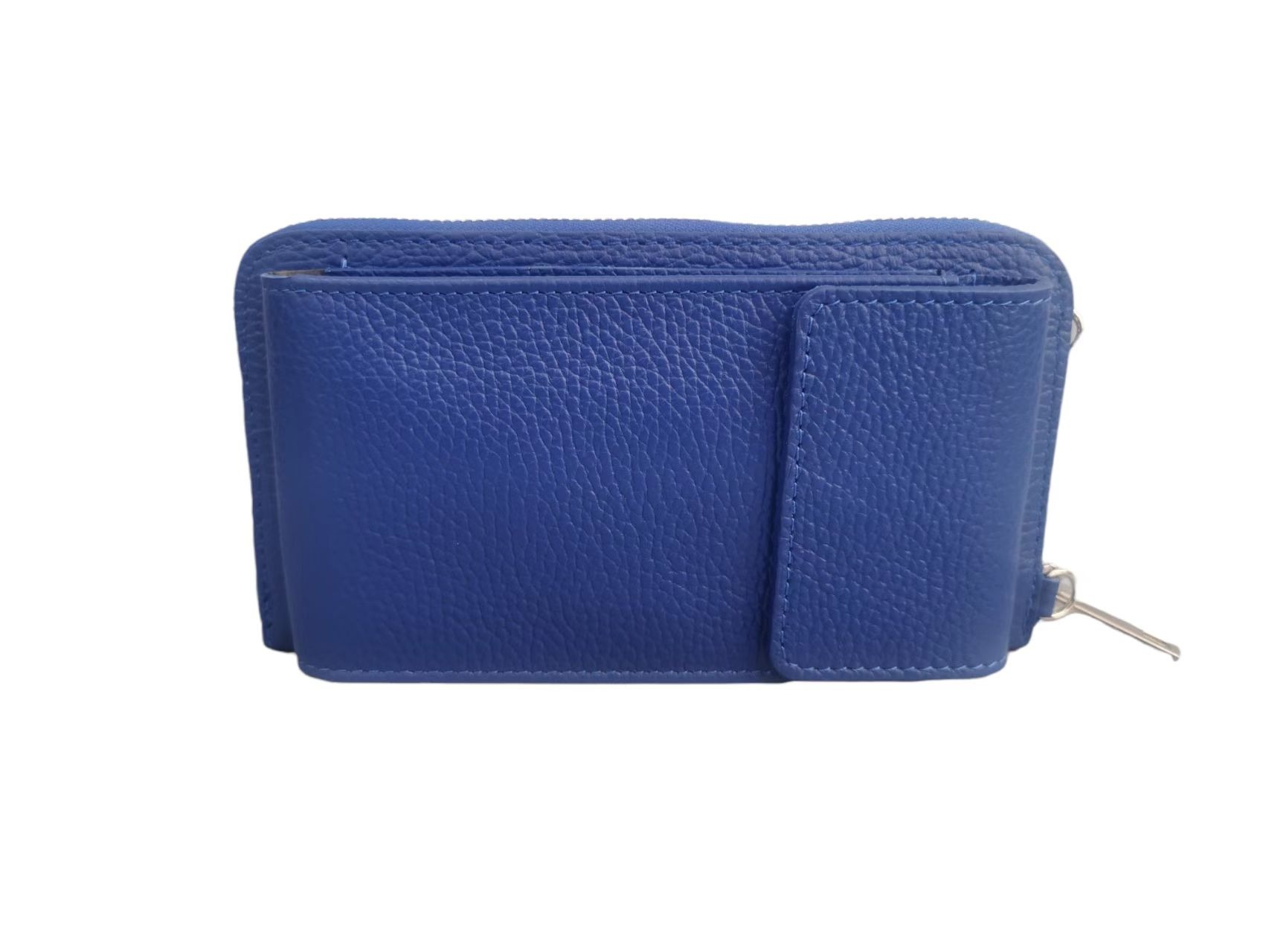 Kate Middleton's Emmy London Natasha clutch bag in cobalt blue