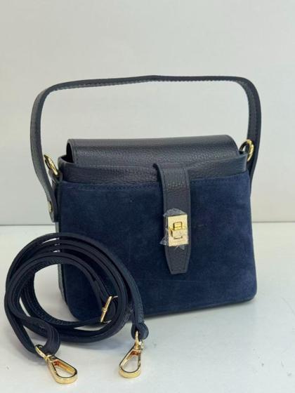 MONDO BORSE - Suede bags with dollar